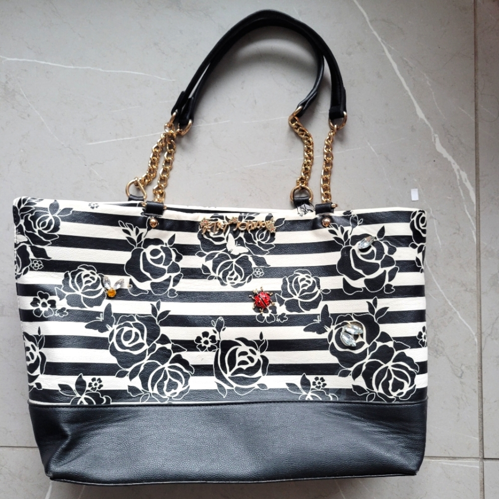 Betsey Johnson Jeweled Tote